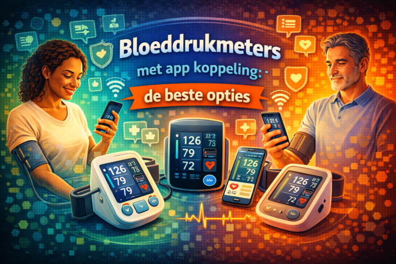 Bloeddrukmeters met app koppeling de beste opties