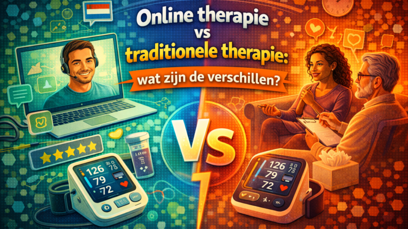 Online therapie vs traditionele therapie wat zijn de verschillen