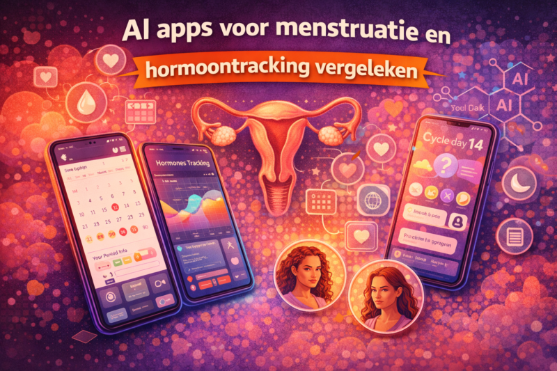 AI apps voor menstruatie en hormoontracking vergeleken