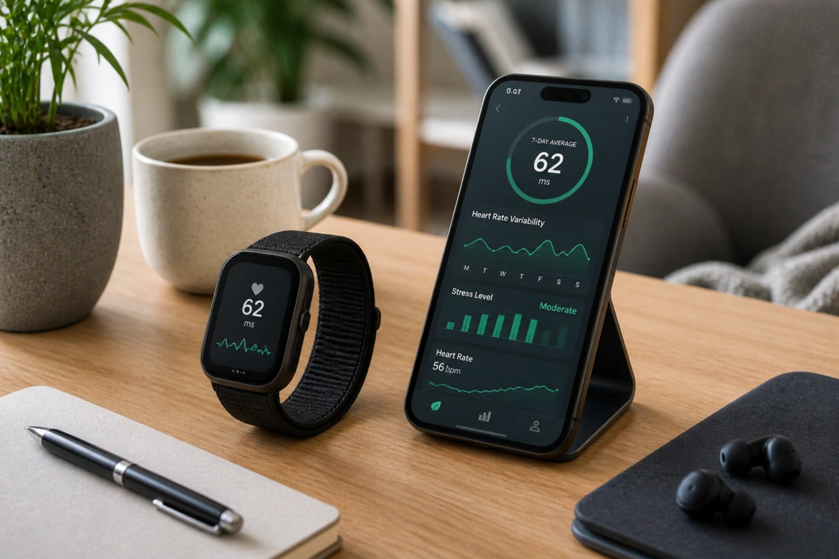 Beste wearable voor stressmeting en HRV tracking