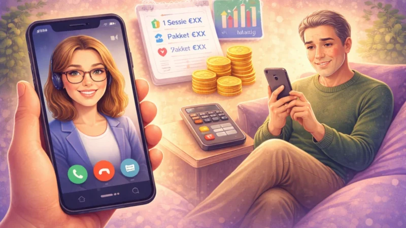 Online psycholoog via app hoe werkt het en wat kost het