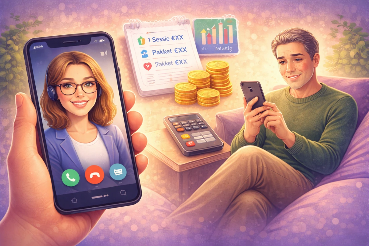 Online psycholoog via app hoe werkt het en wat kost het