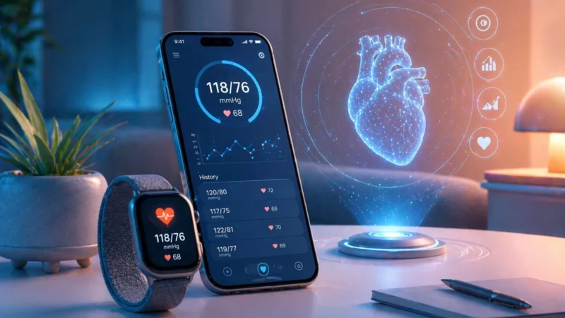 AI apps voor bloeddruk monitoring