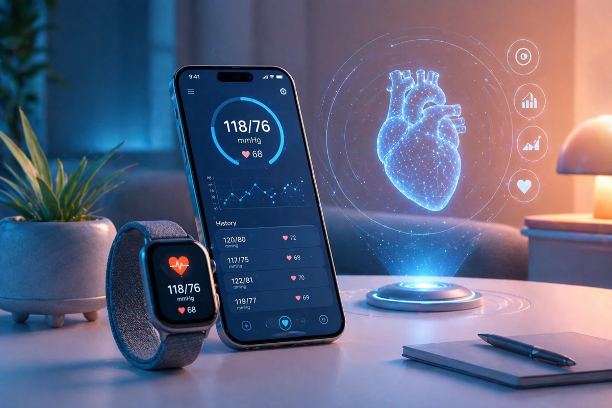 AI apps voor bloeddruk monitoring