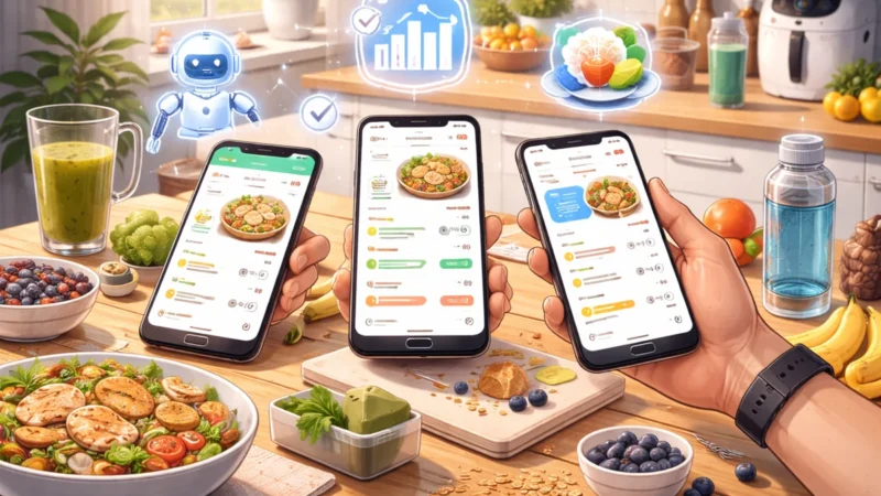 AI calorie teller apps vergeleken
