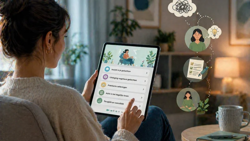 Digitale cognitieve gedragstherapie uitgelegd