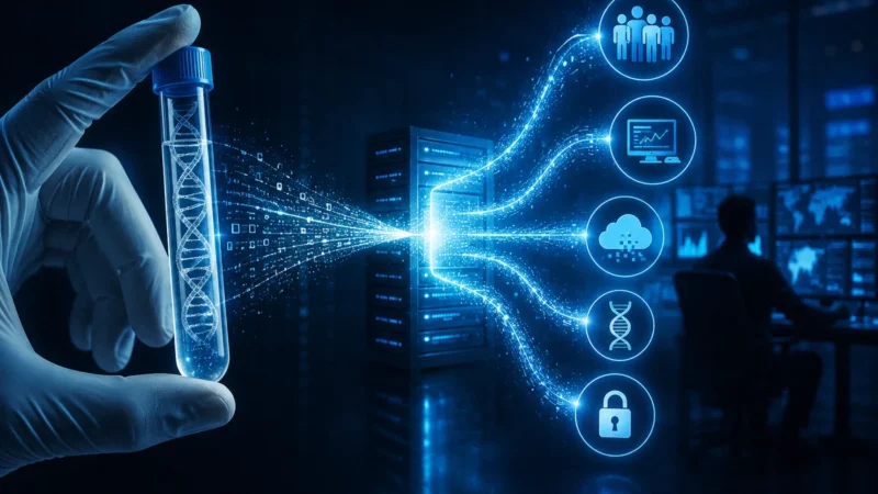 Wat gebeurt er met je DNA data