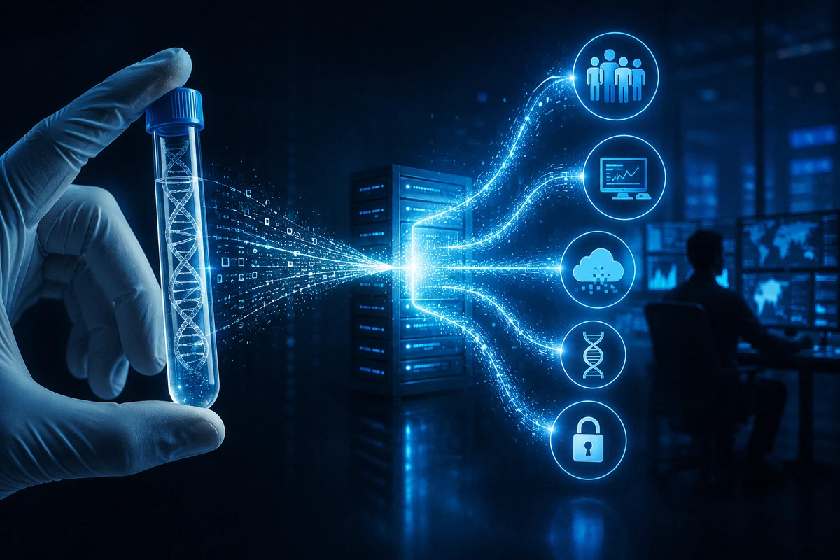 Wat gebeurt er met je DNA data
