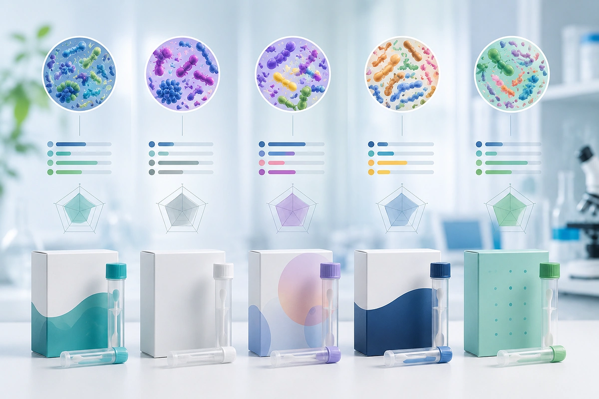 Microbioom testen vergeleken (2026)
